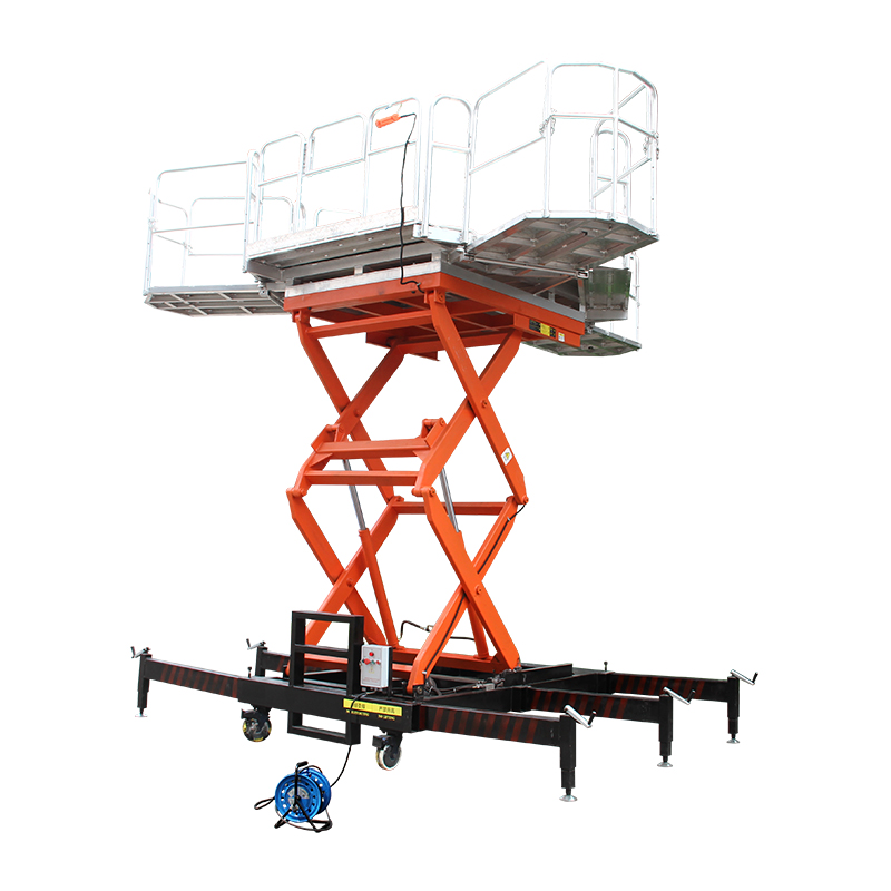 Plataforma elevadora hidráulica tipo tijera