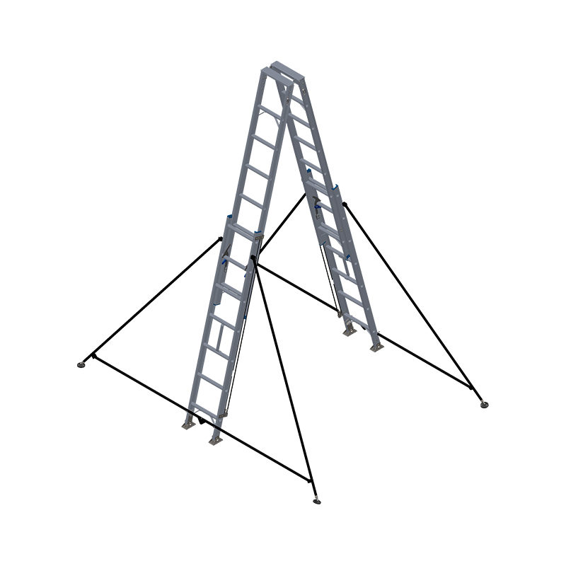 Escalera extensible de doble cara