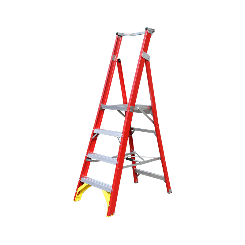 Escalera de plataforma de fibra de vidrio